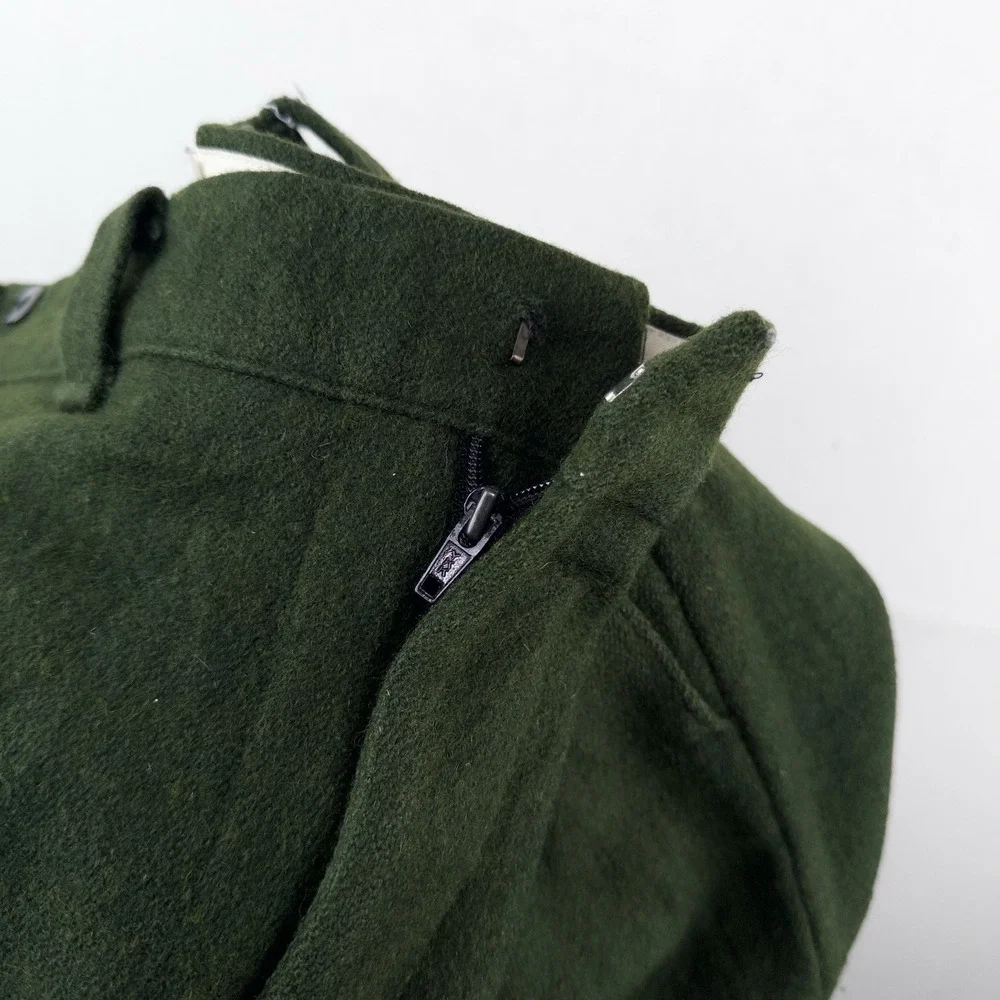 70's Vtg Woolrich Hunting Malone Pants 34x26 Wool Forest Green High Rise 12